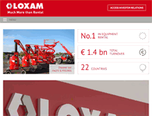 Tablet Screenshot of loxamgroup.com